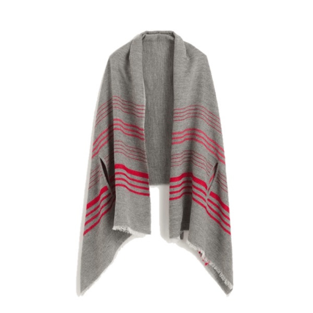 J. Crew Cape Poncho Scarf with Armholes O/S